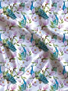 1 cái Vải May Họa Tiết Hoa Tự Làm - Nhiều màu - Xem 2