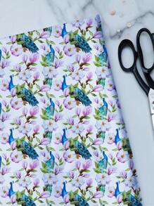 1 cái Vải May Họa Tiết Hoa Tự Làm - Nhiều màu - Xem 1