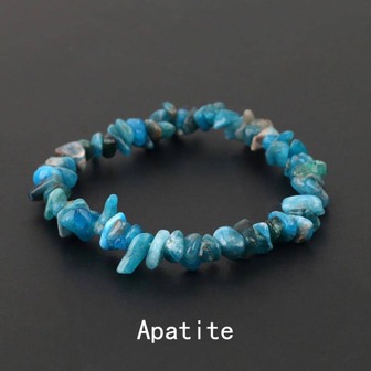 Asymmetric Natural Gemstone Bracelet Stretch Chip Beads Nuggets Rose Crystal Quartz Bracelets Bangles For Women