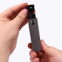 2 In1 Microfiber Screen Cleaner Spray Bottle Set Mobile Phone Tablet Computer Microfiber Cloth Wipe, Living Room Home Bedroom Bathroom House Decor, Travel Stuff, Wedding, Party, Birthday, Gifts For Men Mom Dad Friends, New Years, Accessories, Funny Gift - Dark Grey - View 8