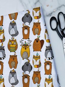 1 cái vải hoạt hình mô hình động vật tự làm - Nhiều màu - Xem 1