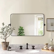 Espejos Decorativos - Negro mate - Ver 8