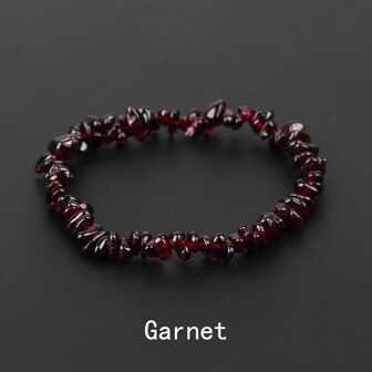 Asymmetric Natural Gemstone Bracelet Stretch Chip Beads Nuggets Rose Crystal Quartz Bracelets Bangles For Women