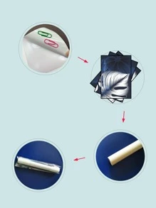 3入組熱帶圖案牆貼 - 彩色 - 查看 5