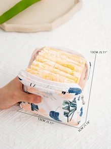 衛生棉條收納袋女式化妝包零錢包化妝包衛生巾收納袋衛生巾袋學生衛生巾大學宿舍必需品、東西袋 - 彩色 - 查看 7