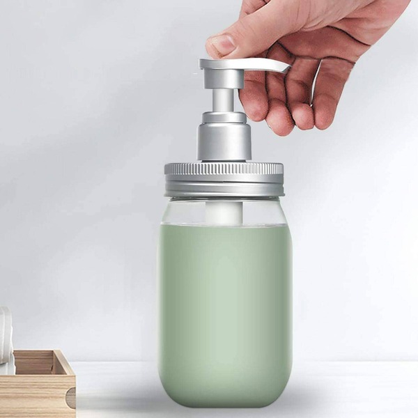 Luvan 2 Packs 16oz Soap Dispenser With Pump Wash Hand Liquid Dispenser