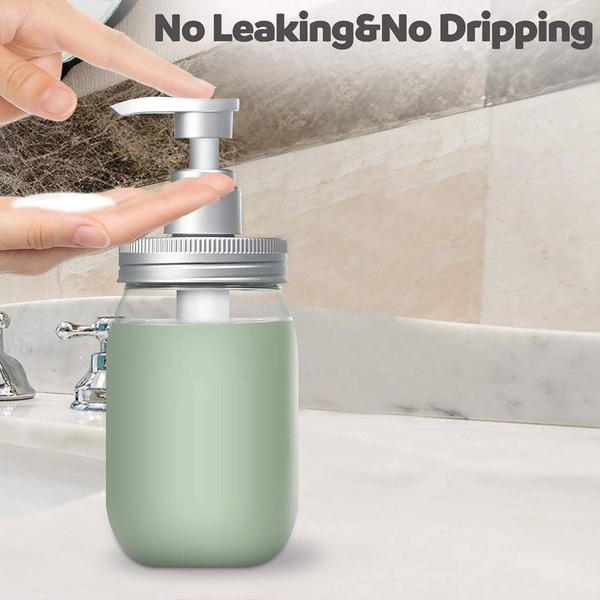 Luvan 2 Packs 16oz Soap Dispenser With Pump Wash Hand Liquid Dispenser