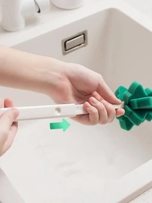 1pc Tree Design Cleaning Brush - Green - View 8