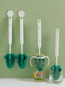 1pc Tree Design Cleaning Brush - Green - View 2