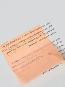 1pc Gradient Color Sticky Note, Modern Multi-purpose Easy To Post Sticky Note For Office, School - Orange - View 2