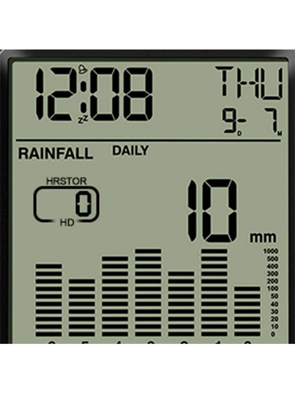 Geevon Weather Station Rain Gauge Calendars Alarm Clocks With