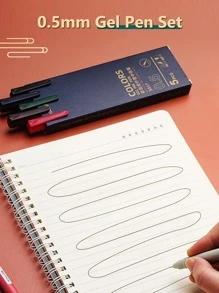 1 Set Einfarbig Tintenroller , minimalistisch Mehrzweck Gel Tintenroller Für Büro , Schule Student