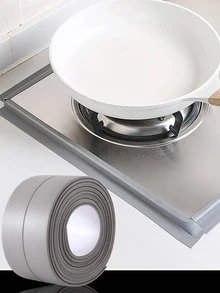 1pc PMMA Tape, Modern Waterproof Strong Adhesive Patch For Home - Grey - View 1