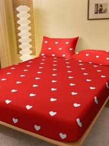 1 Họa Tiết Trái Tim Trang Bị Tấm Vải Hiện Đại Trang Bị Tấm Đáy Cho Phòng Ngủ, Tất Cả Các Mùa - Nhiều màu - Xem 2