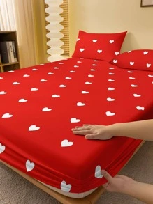 1 Họa Tiết Trái Tim Trang Bị Tấm Vải Hiện Đại Trang Bị Tấm Đáy Cho Phòng Ngủ, Tất Cả Các Mùa - Nhiều màu - Xem 1