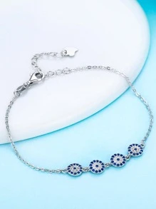 Kaletine سوار فضة عيار 925 مرصع بالزركونيا، هدية عيد ميلاد أو ذكرى زواج أو مناسبة