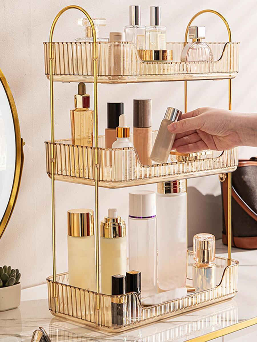 1PC Bathroom Counter Organizer, Counter Standing Rack Cosmetic Holder ...
