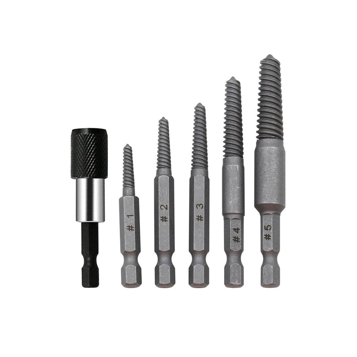 1set Carbon Steel Drill Bit, Modern Light Grey Durable Hand Tool Accessory For Home - Light Grey - View 1
