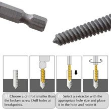 1set Carbon Steel Drill Bit, Modern Light Grey Durable Hand Tool Accessory For Home - Light Grey - View 3