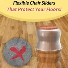 16入組家具腿帽，帶矽膠墊降噪椅腿保護器