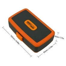 1pc 38 In 1 Stainless Steel Screwdriver, Modern Letter Graphic Maintenance Tool For Home - Orange - View 6