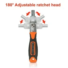 1pc 38 In 1 Stainless Steel Screwdriver, Modern Letter Graphic Maintenance Tool For Home - Orange - View 7