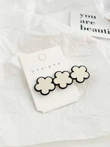 2 Stück Blumen Dekor Haarclips, elegant und lässig, Valentinstag, Valentinstagskrallen-Clips, Haarklammern, Haarspangen, Schulsachen, Haraccessoires, Kopfschmuck, Haarnadel, Sommer, Feiertag, Reise, Festival, Geburtstag - Verschiedenfarbig - Übersicht 3