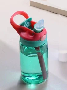 1入組透明水瓶 - 綠色 - 查看 2