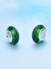 1pc Textured Sterling Silver DIY Pendant