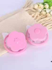 1 pieza al azar de plástico lavadora moderno con diseño de flor reutilizable lavadora para doméstico - Multicolor - Ver 4