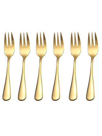 6件不锈钢叉子圣诞礼物