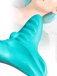 1入組素色領按摩產品枕頭 - 綠色 - 查看 4