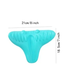 1入組素色領按摩產品枕頭 - 綠色 - 查看 8