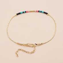 Stainless Steel Color Block Beaded Bracelet For Daily Decoration For A Stylish Look - Multicolor - View 5