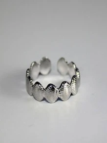 1 Vỏ Thép Không Gỉ Thời Trang Trang Trí Vòng Đeo Tay Cho Nữ Trang Trí Hàng Ngày - Bạc - Xem 3