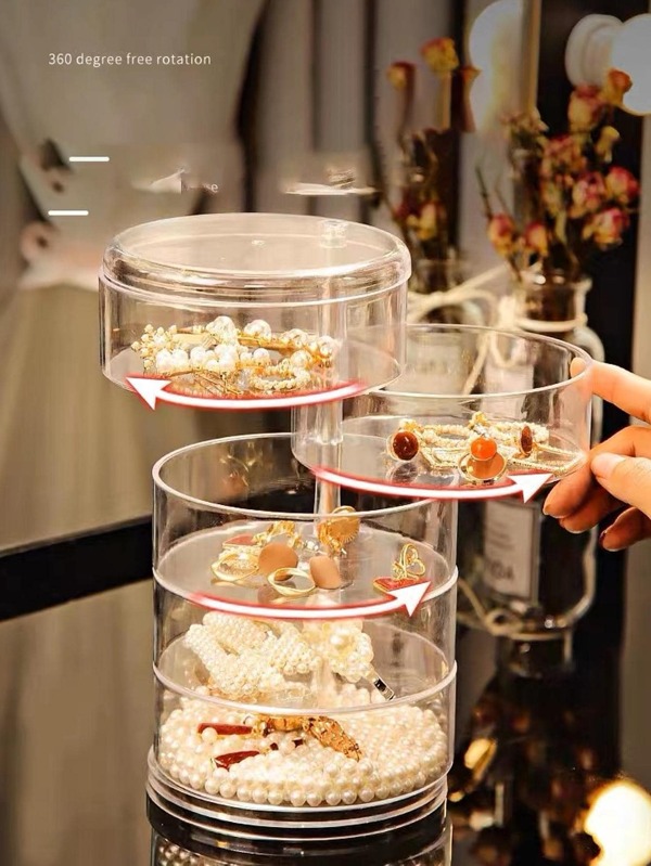 1 pieza Joyero transparente Mode de Mujer SHEIN España