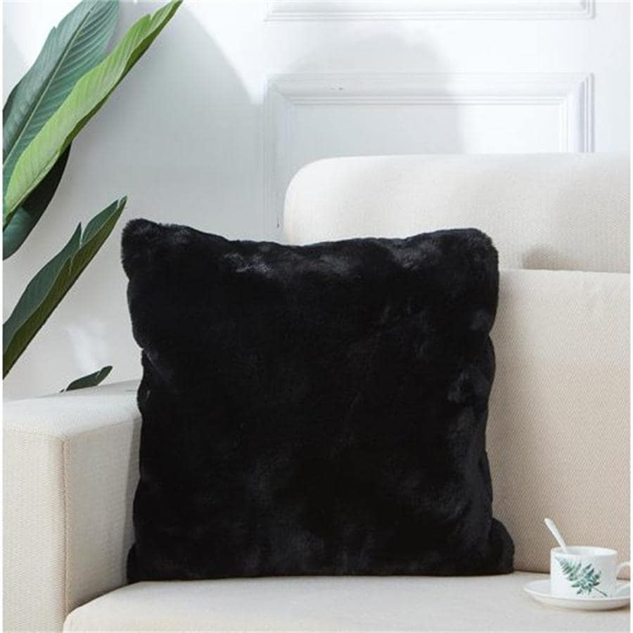 Luxury Agnes Chinchilla Pillow, 18" x 18"