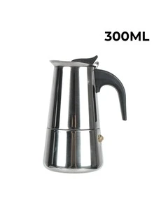 Cafeteira Italiana Expresso Cremeira Aço Inox 6 Xícaras Filtro Térmica Manual Com Filtro Café Chá - Prata - Visão 9