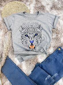 Women T-Shirts - 淺灰色 - 查看 2