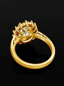 Nhẫn Bạc Trang Trí Đá Cubic Zirconia - Trong sáng - Xem 7