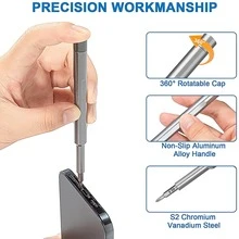1pc Aluminum Alloy Screwdriver, Modernist Multifunctional Maintenance Tool For Home - Apricot - View 6