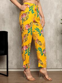 Women Pants - Màu vàng - Xem 4