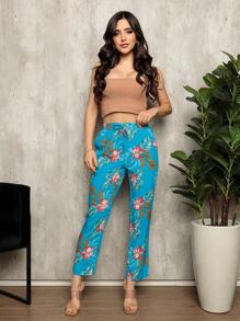 Women Pants - 藍色 - 查看 1