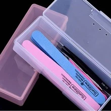 1pc Clear Pencil Box, Simple Plastic Clear Pencil Box For School Student - Pink - View 6