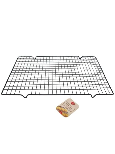 Grade de Resfriamento de Aço Inoxidável Antiaderente. Ideal para Esfriar Bolos, Pães, Biscoitos.