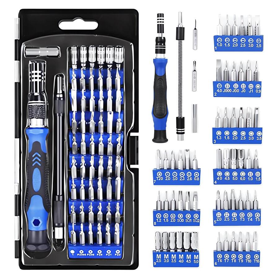 1pc 58 In 1 Iron Screwdriver With 56pcs Drill , Modern Maintenance Tool For Home - Apricot - View 1