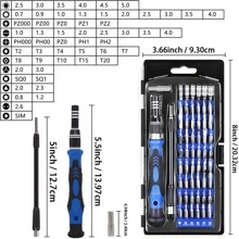 1pc 58 In 1 Iron Screwdriver With 56pcs Drill , Modern Maintenance Tool For Home - Apricot - View 2