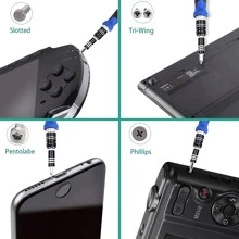 1pc 58 In 1 Iron Screwdriver With 56pcs Drill , Modern Maintenance Tool For Home - Apricot - View 7