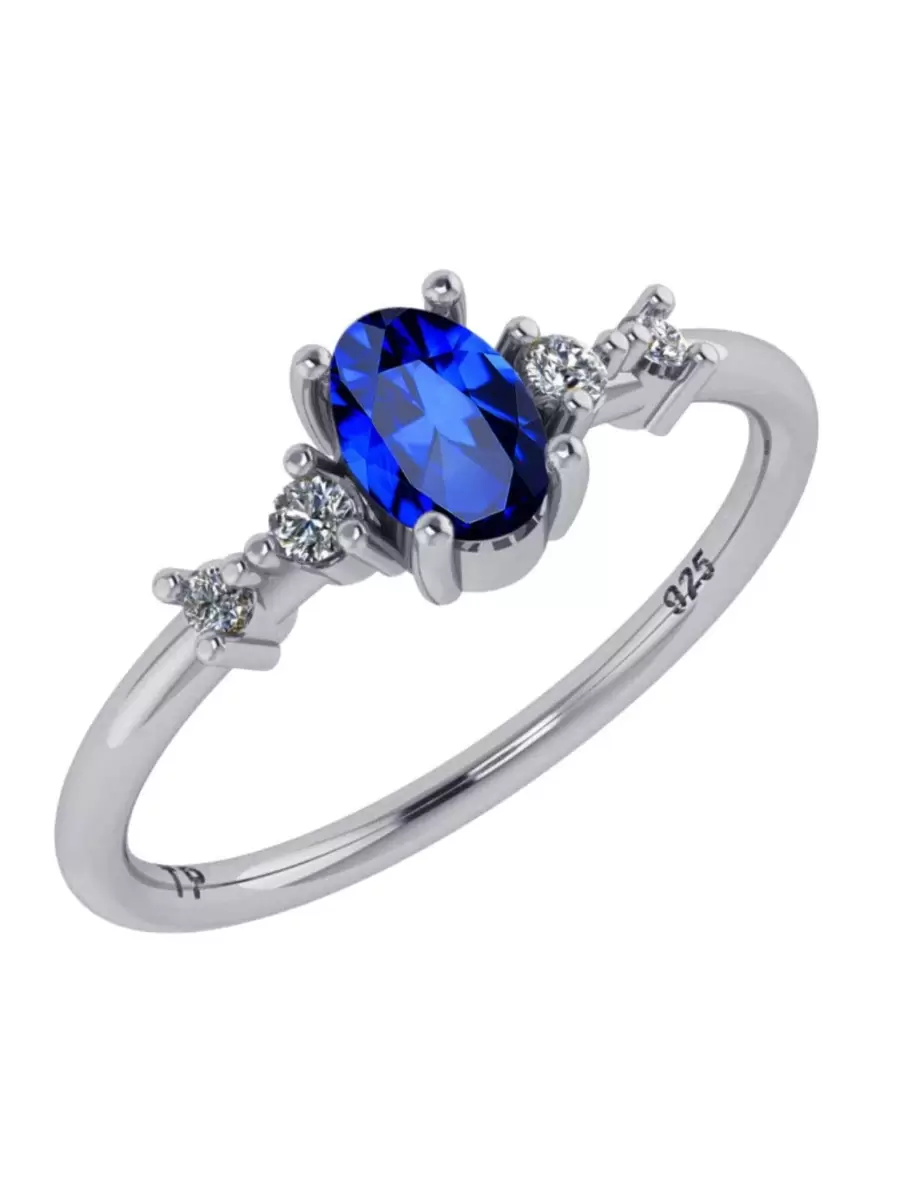 Fine Rings - Royal Blue - View 1