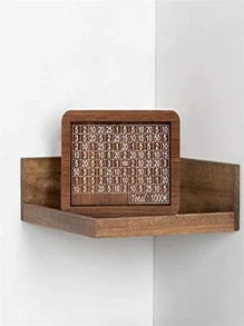 1 个木制存钱罐，天然木质存钱罐存钱罐，带储蓄目标，最佳礼物 - 棕色 - 查看 5